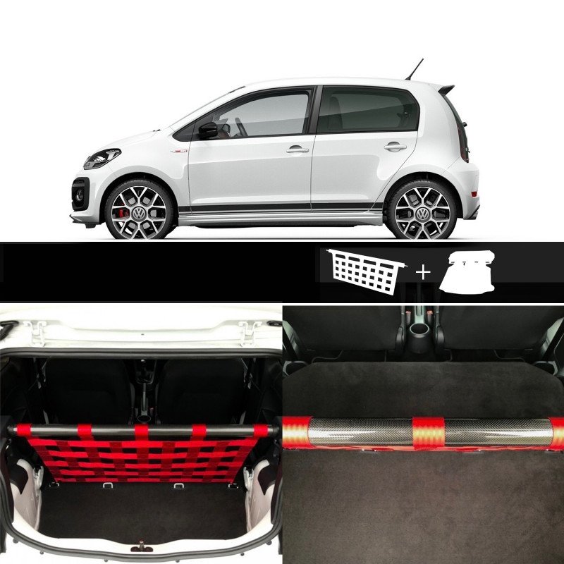 Clubsport Komplettset - Strebe mit Netz und Teppich für VW UP!